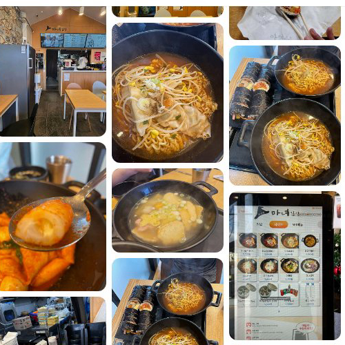Best Street Food in Bundang - Cheongdamdong Manyeo Gimbap Jeongja Station