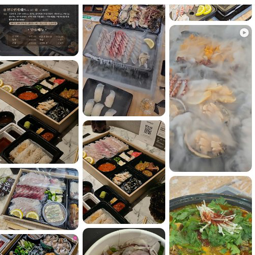 Mejor Raw Fish en Gangneung City - 강릉물회 강릉횟집 천둥수산 강문해변점