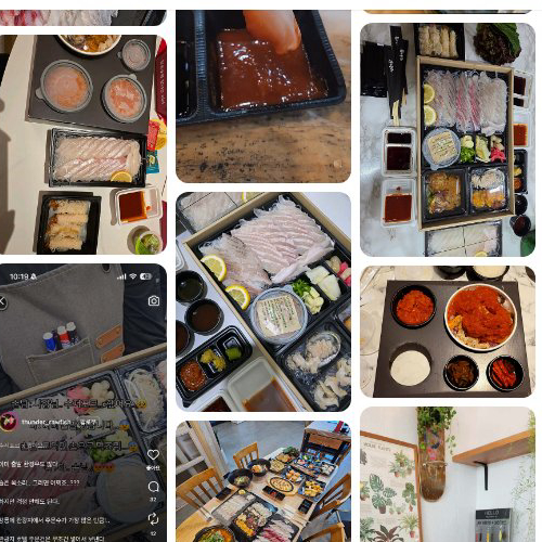 Mejor Raw Fish en Gangneung City - 강릉물회 강릉횟집 천둥수산 강문해변점