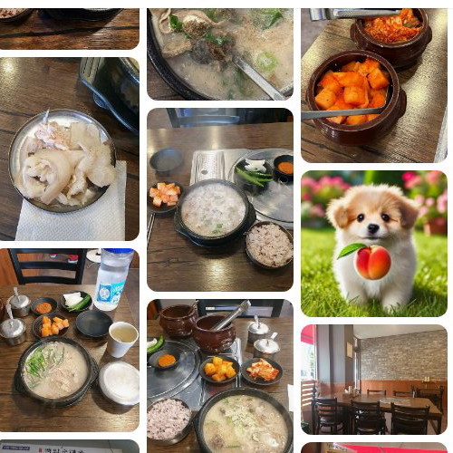 Mejor blood sausage soup en Hongdae - 당인리 백암순대국