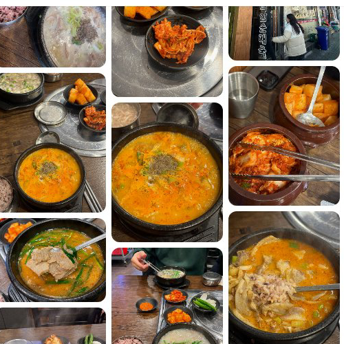 Mejor blood sausage soup en Hongdae - 당인리 백암순대국