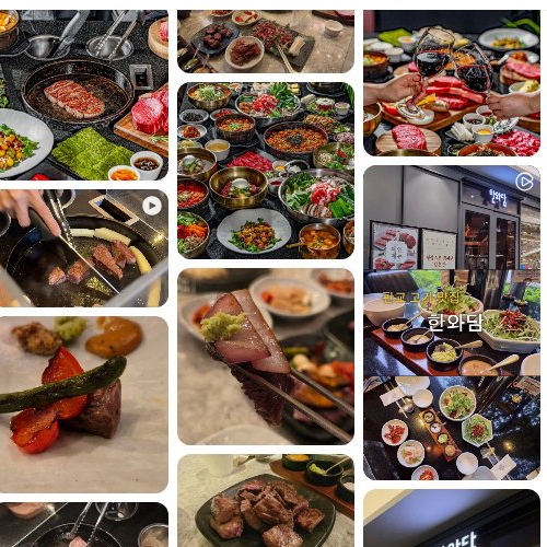 Mejor grilled beef en Pangyo - 한와담 판교점