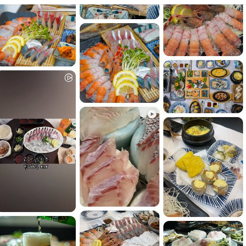 Mejor Sushi (note: although the blog content doesn't specify, the restaurant name and category suggest it's a seafood restaurant serving sushi-like dishes) en Seongsan - 성산일출봉 어멍횟집