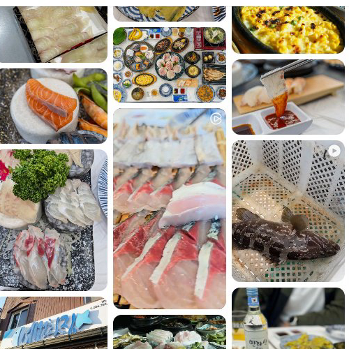Mejor Sushi (note: although the blog content doesn't specify, the restaurant name and category suggest it's a seafood restaurant serving sushi-like dishes) en Seongsan - 성산일출봉 어멍횟집