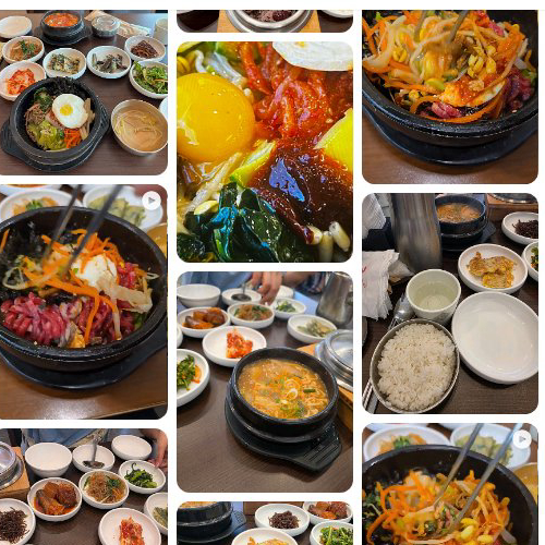 Best Mixed Rice with Vegetables and Meat in Shinchon - Gohyang Jeonju Bibimbap Hyundai Department Store Sinchon Branch