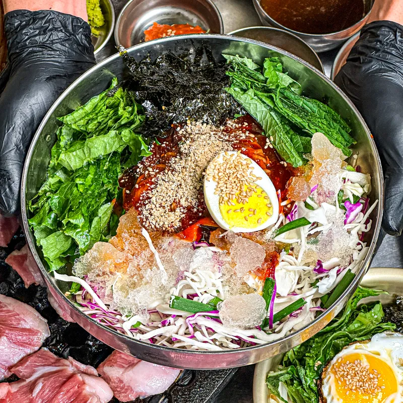 Mejor Mixed Rice with Vegetables and Sauce en Gaksa - 다가생구이 본점