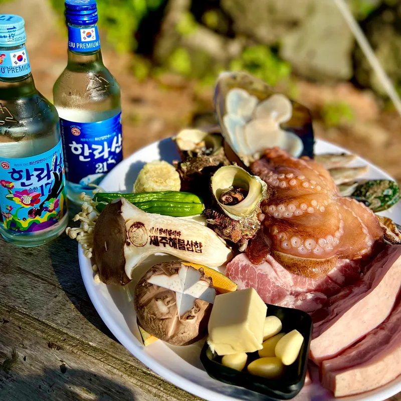Mejor Pork Belly en West Sea - 흑돼지해물삼합 서귀포올레시장점