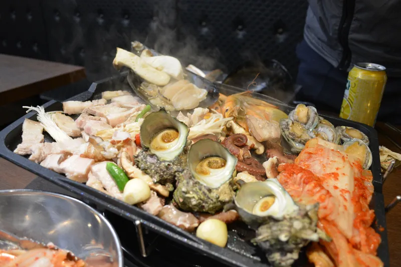 Mejor Pork Belly en West Sea - 흑돼지해물삼합 서귀포올레시장점