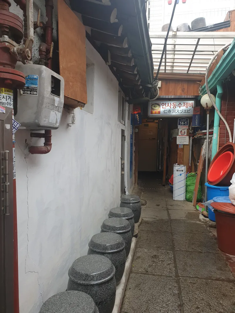Best Cold Noodle Dish in Insadong - Insadong Hangari Sujebi