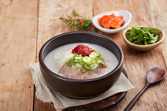 Dammion Cheongdam Branch: Best Korean Pork Rice Soup (Gukbap)