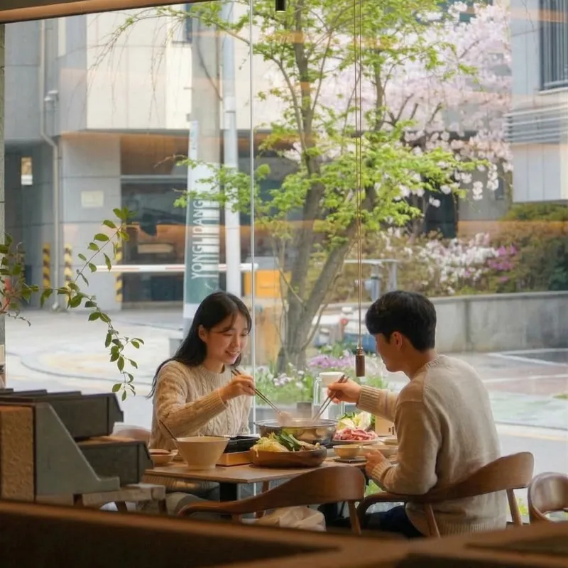 Mejor Noodles en Yongsan - 샤브인서울 신용산본점