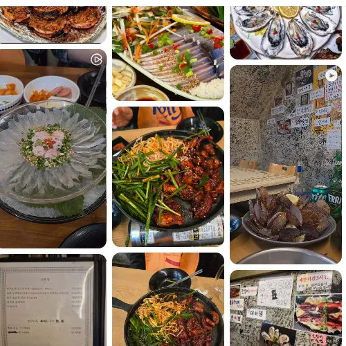 Mejor Seafood en  - 연탄요릿집 성수