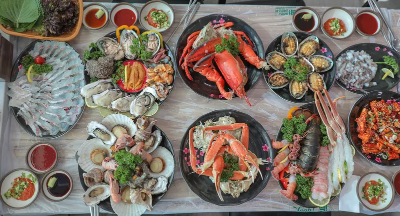 Mejor Seafood en  - 신경북상회 자갈치시장 본점