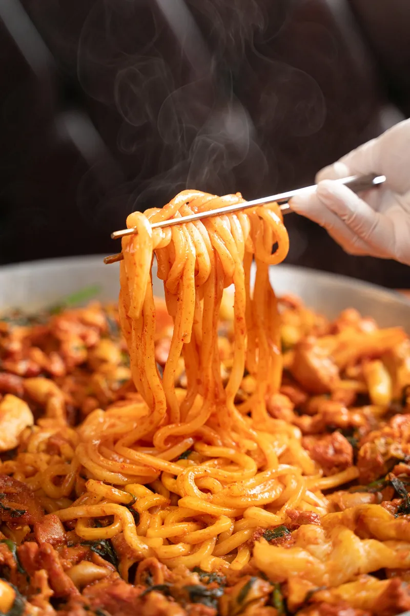 Best Pig intestines (but in this case, chicken intestines are not mentioned, so we assume it's chicken or a variation of it) in Suwon - Dakgalbi Dumok Suwon Mangpo Station Main Branch