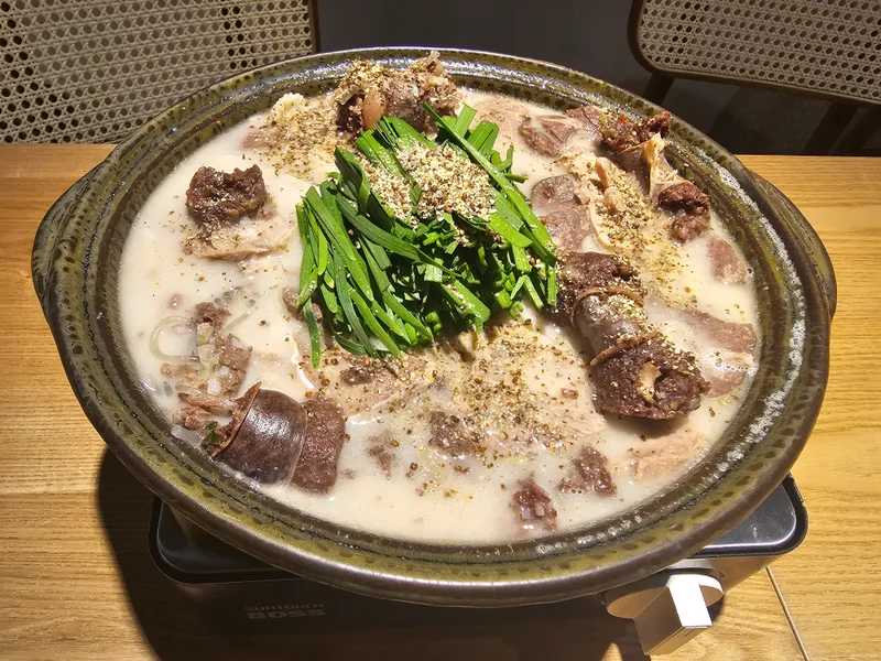 Best Korean Blood Sausage Soup in Hongdae - Dorigopchang Hapjeong Main Branch