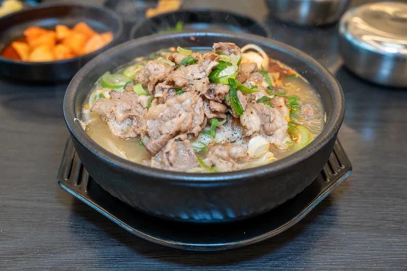 Best Ox Bone Soup in Jeju City - Bulchadol Haejangguk Hamdeok
