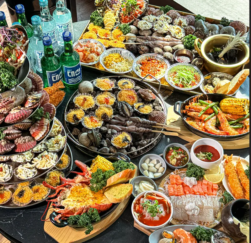 Mejor Raw seafood en Gwang An Beach - 조개뷰 광안본점