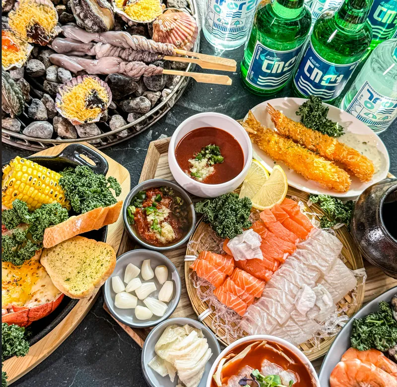 Mejor Raw seafood en Gwang An Beach - 조개뷰 광안본점