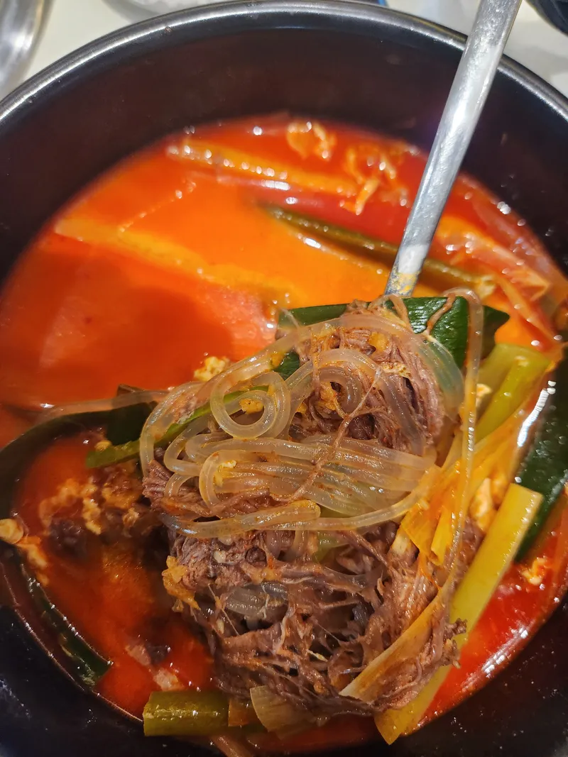 Best Korean Blood Sausage Soup in Hapjeong - Hapjeong Sundaeguk