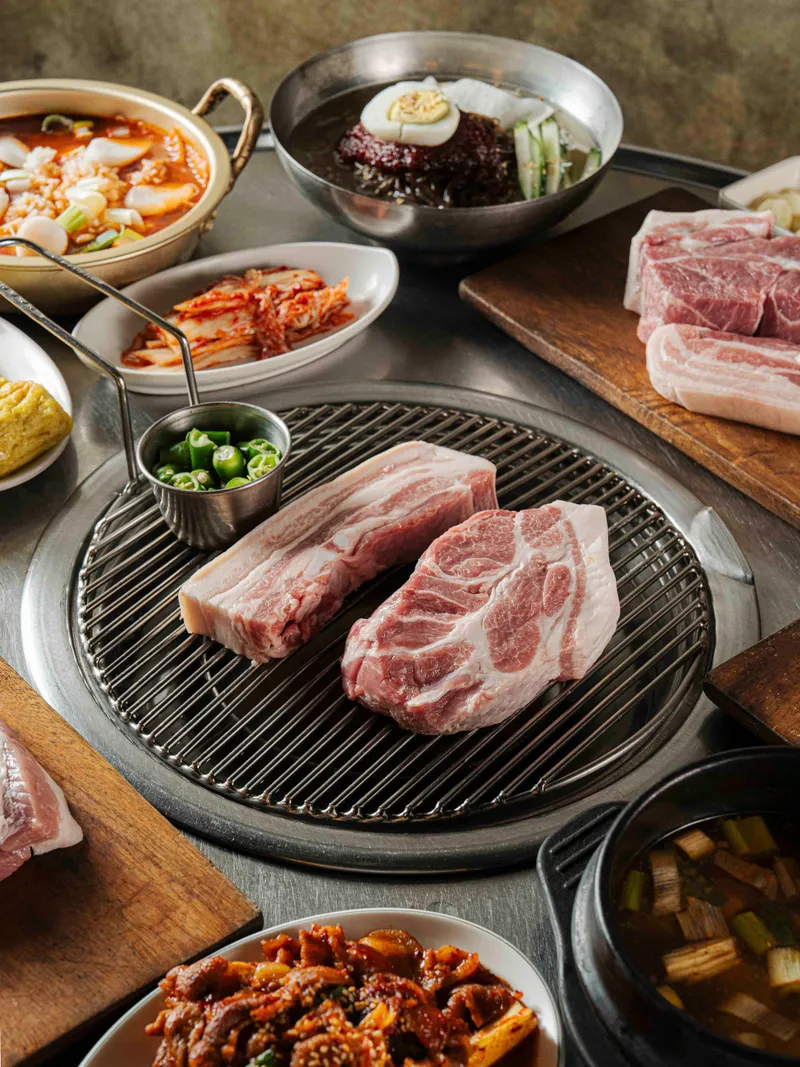 Mejor Pork Belly BBQ en Sunnong - 김돈이 선릉본점