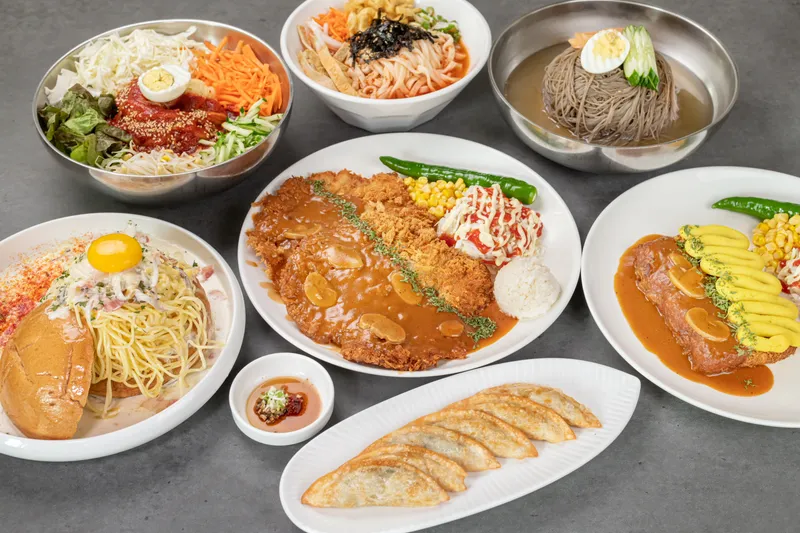 Best Cold Noodles in Sangojaya Area - Mudeung Wang Donkkaseu Sangmu Branch