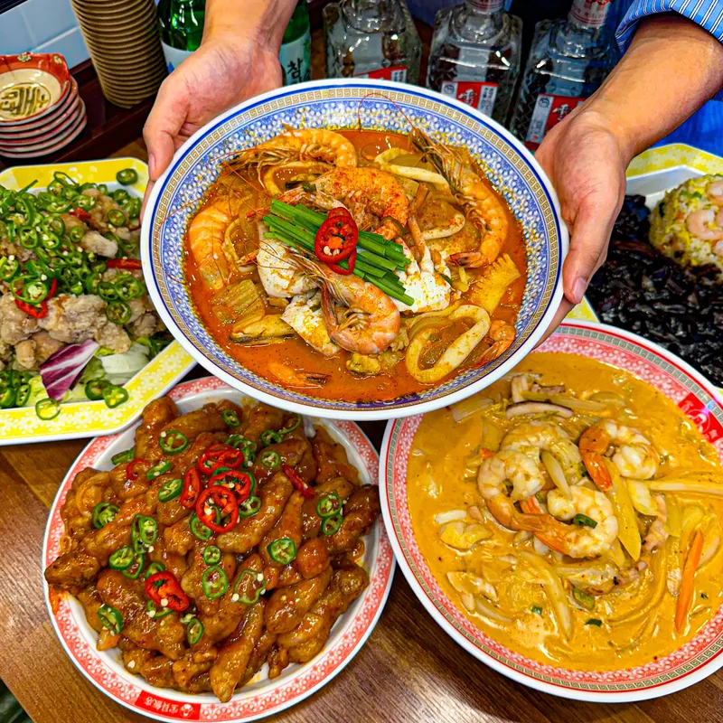 Mejor Black bean sauce noodles en Bundang - 보배반점 서현점