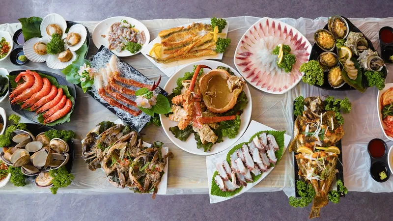 Mejor Raw Fish en Jagalchi Market - 해왕상회 자갈치시장본점