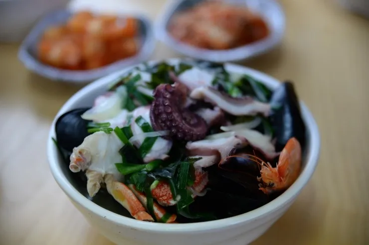 Best Korean Noodle Soup in Jeju City - Mulggo Haenyeoui Jip