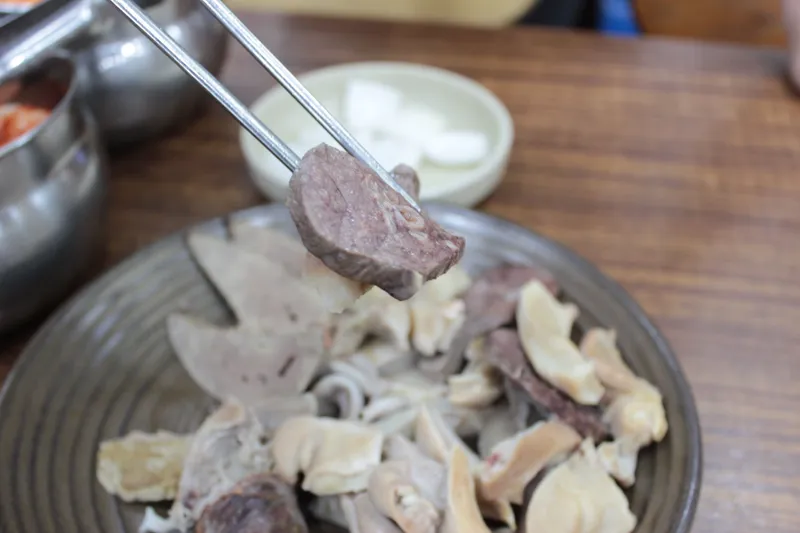 Best Sundae soup in Dunsan - Chuseong Sundae Jokbal