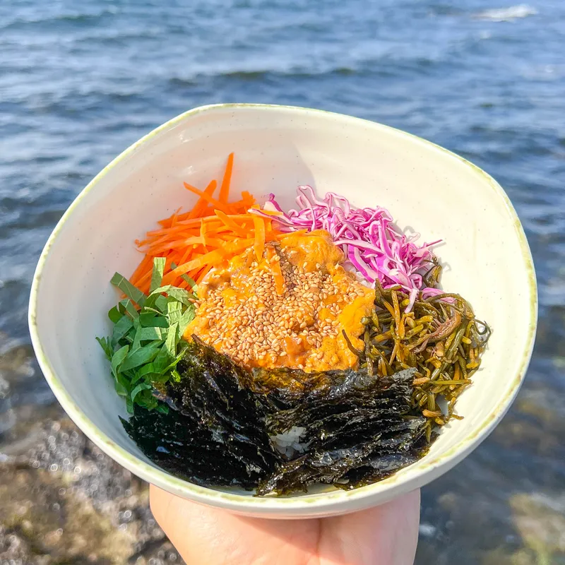 Best Korean Noodle with Seafood in Jeju City - Udo Haenyeo Sikdang
