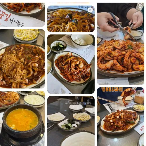 Best Seafood in Dunsan - Sigolgil Naeryuk Bonjeom