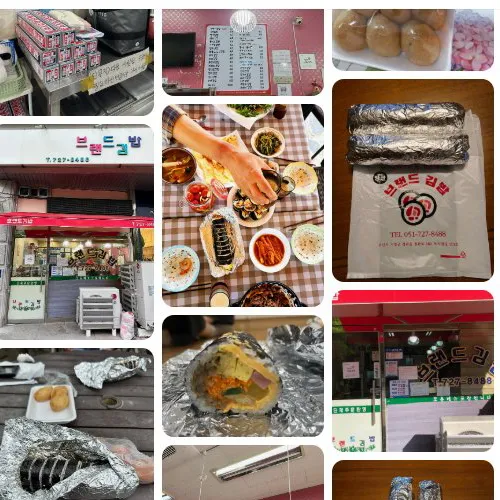 Best Korean street food in Giheung - Beuraendeu Gimbap