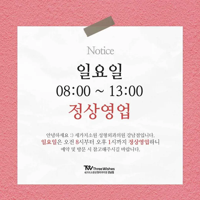 Three Wishes Plastic Surgery Gangnam Branch